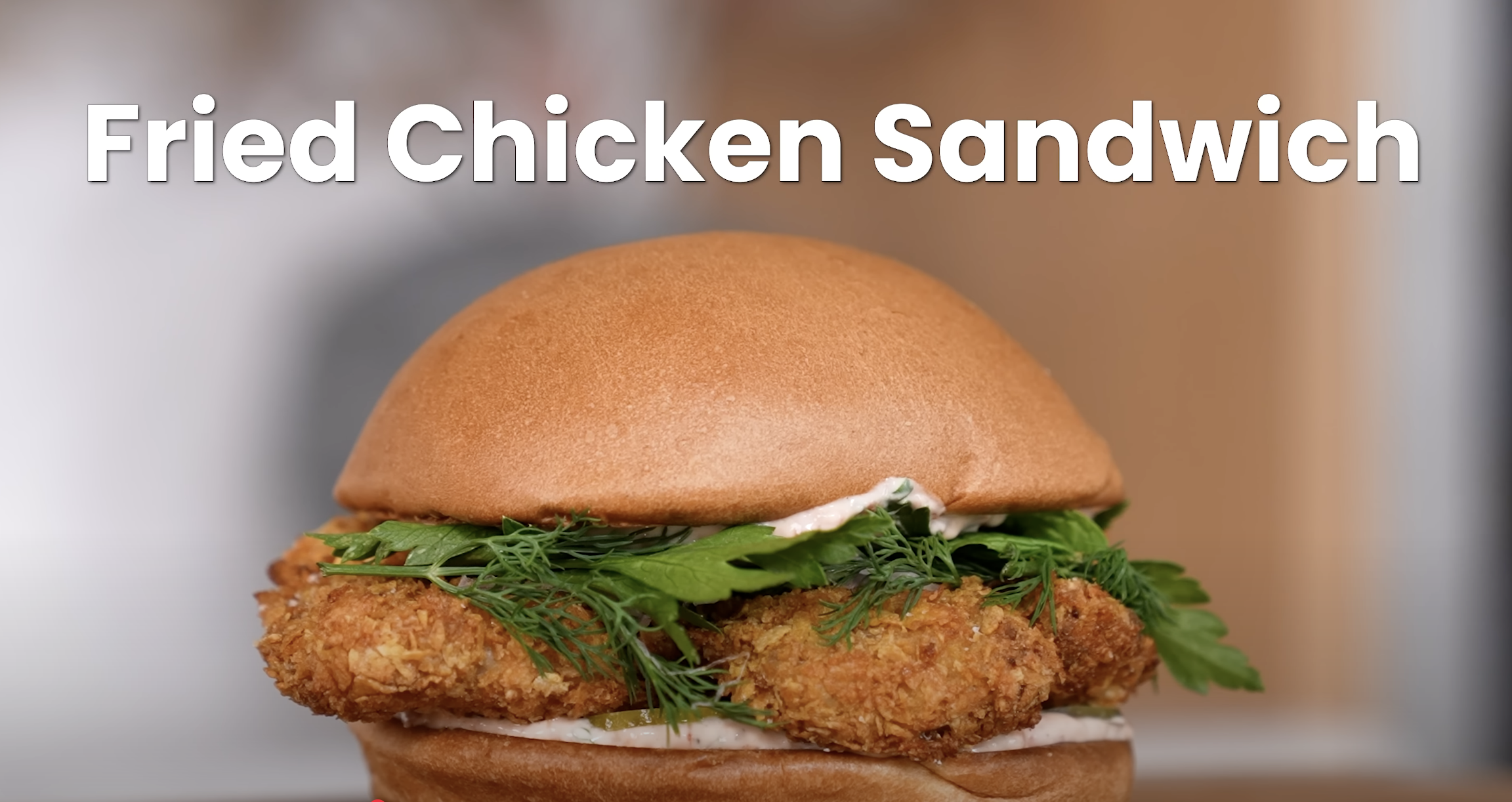 Best Healthy Fried Chicken Sandwich Recipe | Chef Joshua Weissman